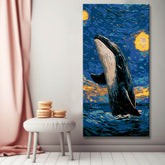 Whale Jump - Paint by Numbers